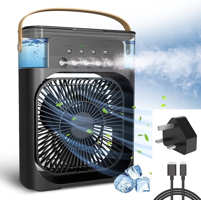 Mini Portable Air Cooler Mist Fan