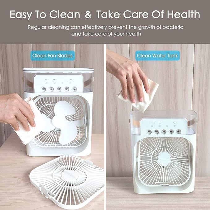Mini Portable Air Cooler Mist Fan