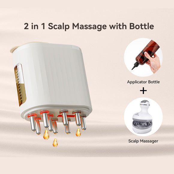 Electric Scalp Massager And Hair Oil Applicator